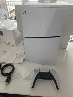 PS5 Standard (Slim) - never used before, damaged box