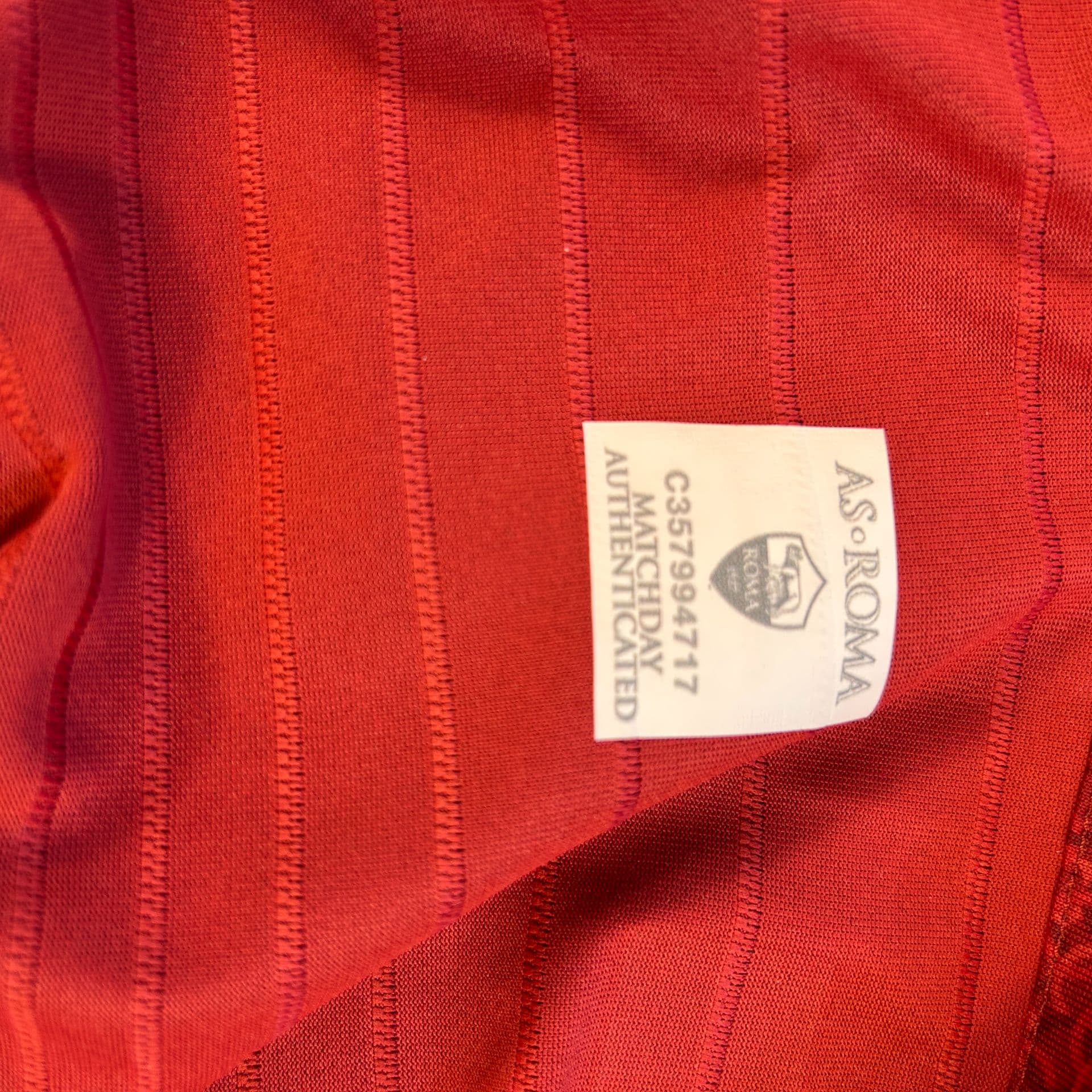 AS Roma 2018/2019 Match Issued Home Shirt - Kolarov 11 - AS ROMA Verification - Image 3